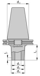 Upínač D16 | DIN 69871 AD