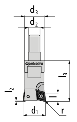XDHW 10 r1,0 D25 - 80 mm