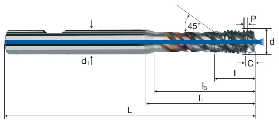 Závitník x-tap-R