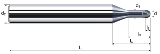 Kulová fréza Microcut