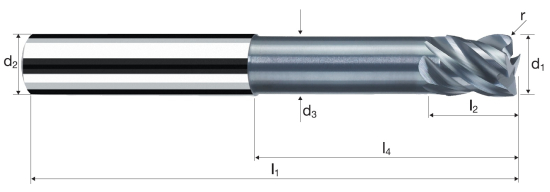 Rohová fréza Torocut (Toro-SB)