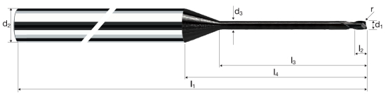 Rohová fréza MicroX (MicrotoroXG)