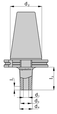 Upínač D16 | DIN 69871 AD