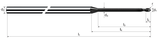 Kulová fréza Microcut