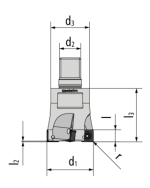 SQUAREWORX ® vel. M pro rohové frézování a frézování drážek