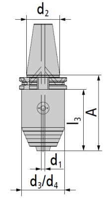 Sklíčidlo D16 | DIN 69871 AD