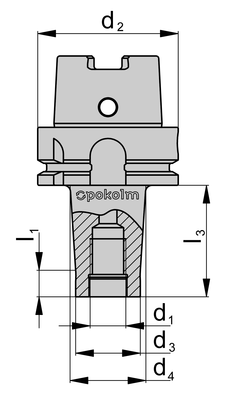 Upínač M16 | form A