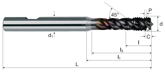 Závitník x-tap-R