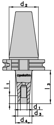 Upínač M12 | DIN 69871 AD