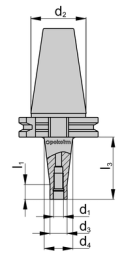 Upínač M12 | DIN 69871 AD