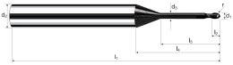 Kulová fréza MicroX (MicrospheroXG)