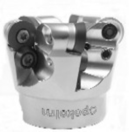 Fréza s kulatou destičkou r8,0 D52 - 100 mm 7° poz.