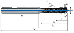 Závitník x-tap-R