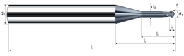 Kulová fréza MicroHX